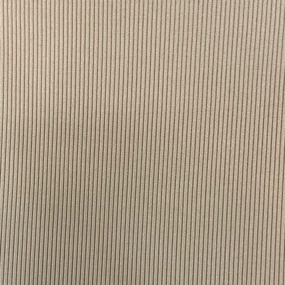 Love Crazy Wide Leg Jumpsuit Tan Ribbed Knit Adjustable Spaghetti Straps S - Picture 3 of 5